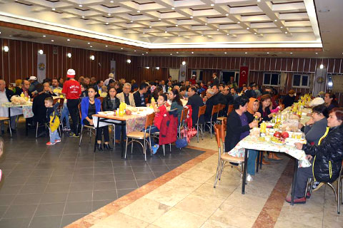 Muharrem iftarında buluştular