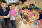 Denizlili çocuklara oyuncaklar Ormancı Amca’dan