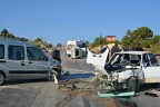 Çivril’de kaza: 1 ölçü, 3 yaralı