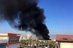 Lastik yaktılar, Denizli’yi kara bulutlar sardı