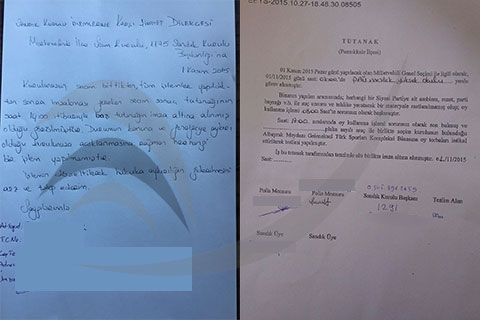 Oy verme işlemi bitmeden sandık tutanaklarına imza