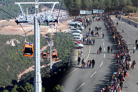 Teleferik seçim döneminin en çok konuşulanlarından oldu