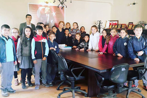 Çevre projelerini Başkan Çelik’e anlattılar