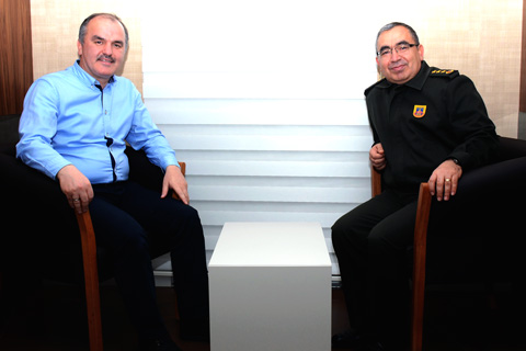 Komutan Yıldız, Gürlesin’i ziyaret etti
