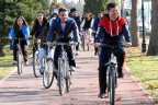 SAĞLIKLI YAŞAM İÇİN PEDAL ÇEVİRDİLER