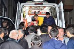 Şehidin babası ambulansla Ankara’ya götürüldü
