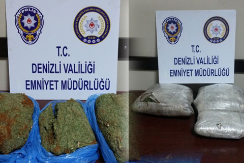 Yolcu otobüsü uyuşturucu zulasıymış