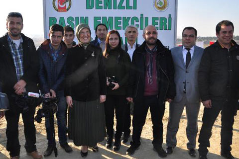 Bakan Ramazanoğlu, Haytan ve Alper Ersoy için fidan dikti