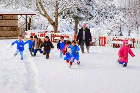 Çameli’de okullar tatil