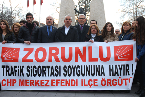 CHP’den zorunlu trafik sigortası eylemi