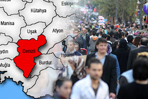 Denizli’nin nüfusu 993.442 oldu