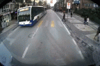 Kaza anının görüntüleri paylaşıldı