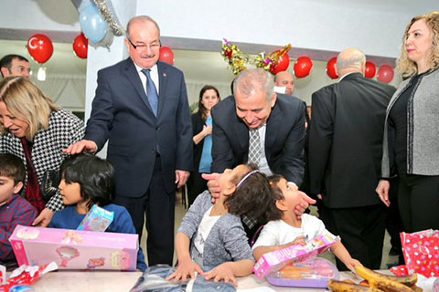 Yeni yılı onlarla karşıladılar