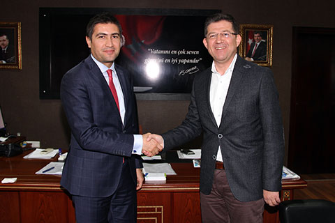 Özkan başkanları ziyaret etti