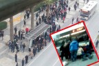 Belediye otobüsü yayayı ezdi