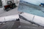 Denizli’nin güneyi karla kaplandı