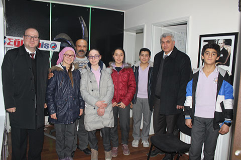 Öğrencilerden denizlihaber.com’a ziyaret