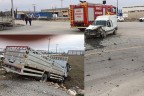 Kontrolsüz kavşakta kaza: 1 yaralı