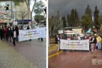 4 ilçede sağlıklı yaşam yürüyüşü