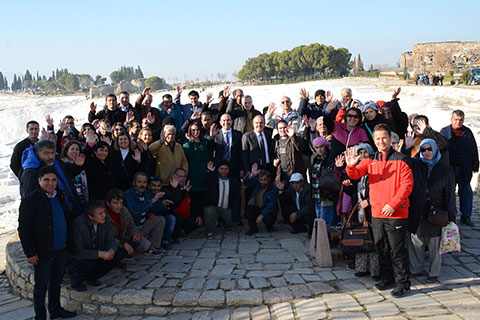 TRSM hastaları Pamukkale’yi gezdi
