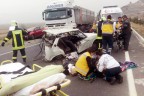 İzmir karayolunu savaş alanına çeviren kaza