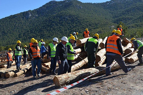 Çameli orman ekipleri tatbikatta