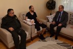 Vali Kocatepe, yaralı uzman çavuşu ziyaret etti