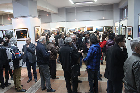 Eğitimde çalışmasının fotoğrafları sergi oldu