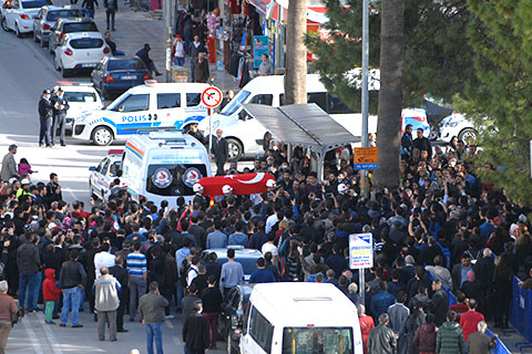 Şehidin cenazesi Denizli’de