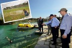 Kocaçukur Göleti’ni tortular kapladı