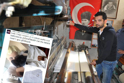 Lady Gaga’nın bornozu bu tezgahla dokundu