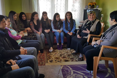 Buldanlı öğrencilerden anlamlı ziyaret