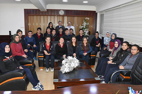 Şevkan öğrencilere moral aşıladı