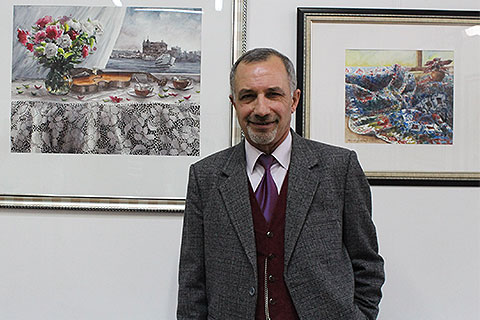 Usta ressam 64. sergisini açtı