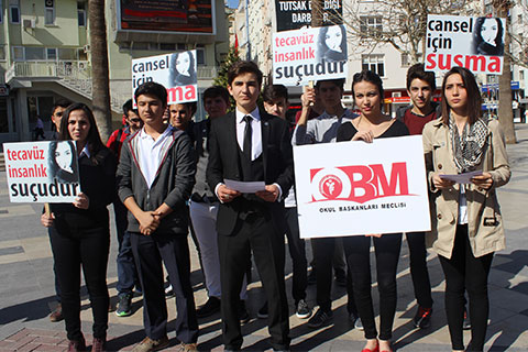 Liseli okul başkanlarından Cansel mesajı