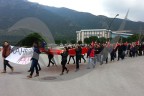 PAÜ’de terör protestosu
