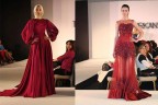 Dekolteyle tesettürü buluşturan defile