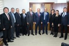 Muhasebeciler Başkan Gürlesin ile buluştu