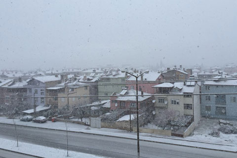 Kış Denizli’yi terk etmiyor
