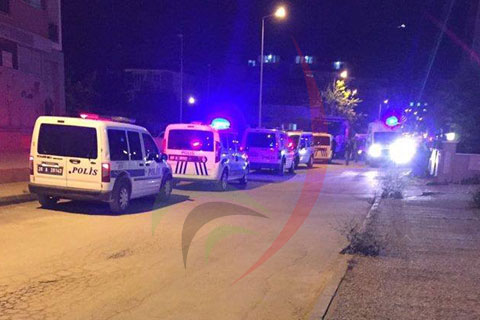 Silah ve siren sesi birbirine karıştı