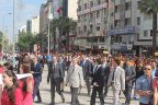 Denizlili gençler 57. Alay yolunda