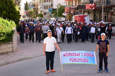 Acıpayam’da doğa yürüyüşü