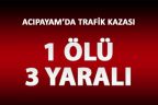 Traktör devrildi, 1 işçi öldü, 3 yaralı var