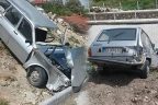 Bu araçtan burnu bile kanamadan çıktılar