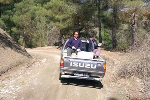 Kuduz aşılı köfteler ormana bırakıldı