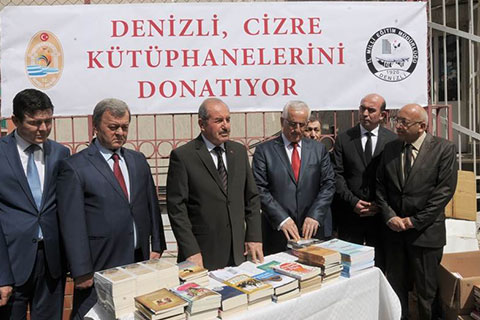 Denizli’den Cizre’ye 17 bin kitap