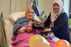Evlilikte 47. yılı hastanede kutladılar
