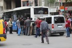 Kavşakta kaza, trafiği felç etti