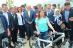 3 bin öğrenciye bisiklet dağıtıldı