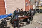 Hurdacıya satılan tezgahlar toplanıyor
